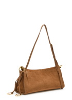 Alaïa East West Medium Nubuck Shoulder bag - Brown - One Size
