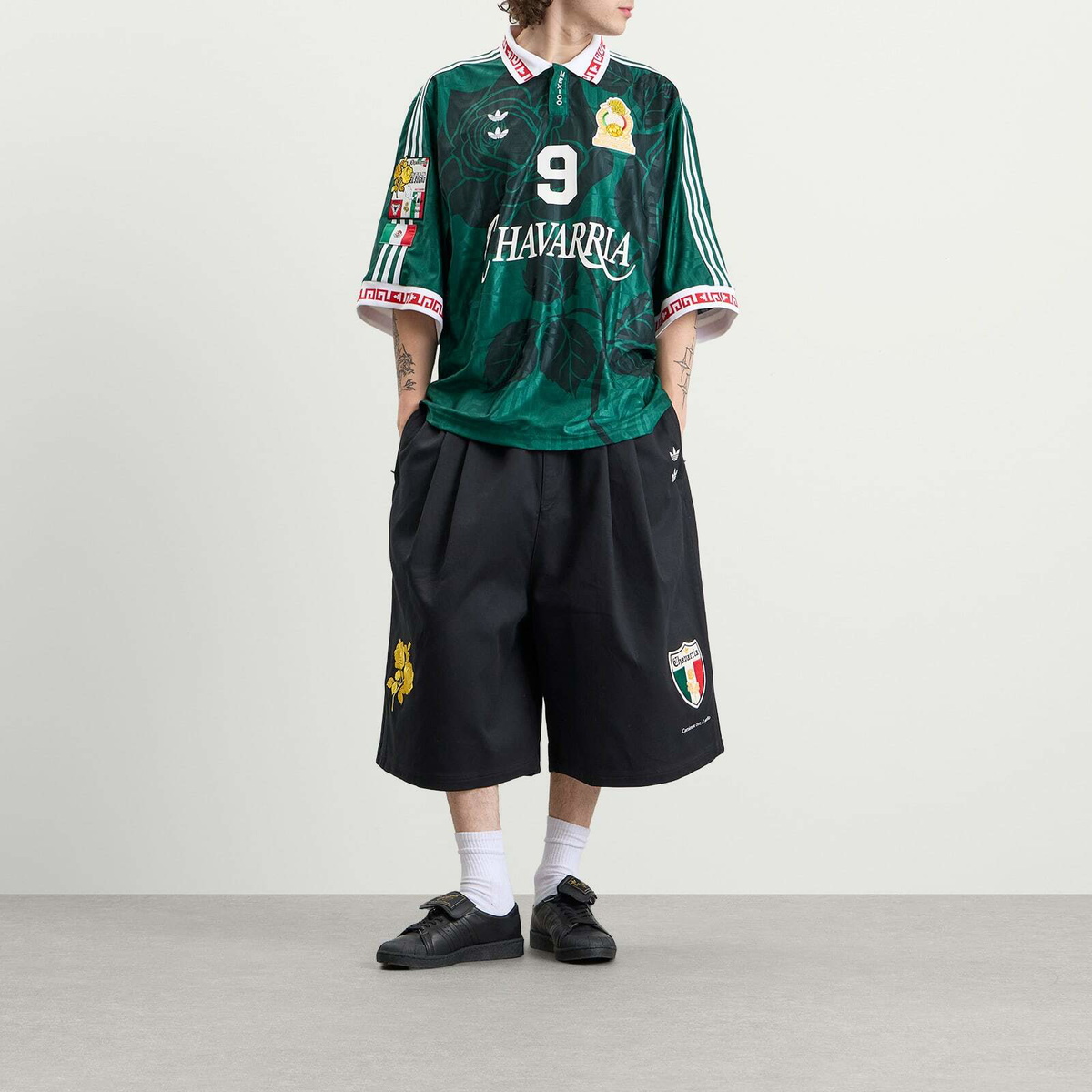 Adidas x Willy Chavarria Soccer Jersey in Collegiate Green