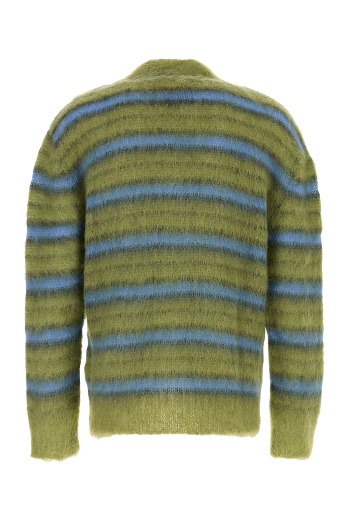 Marni Embroidered Mohair Blend Cardigan