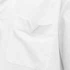 Valentino Men's V Detail Vacation Shirt in Bianco