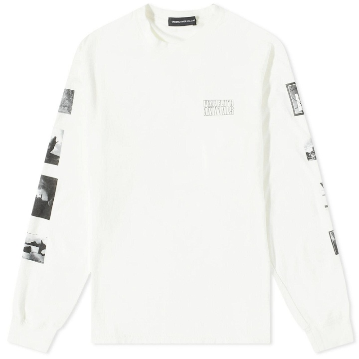 Photo: Undercover Men's Long Sleeve Photograph T-Shirt in Ivory