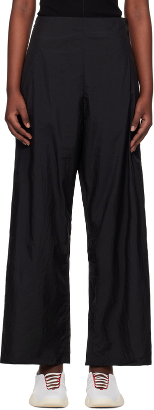 Photo: Y-3 Black Nylon Lounge Pants