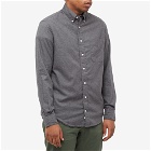 Gitman Vintage Men's Button Down Classic Flannel Shirt in Grey