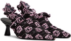 Amy Crookes Black Garden Heels