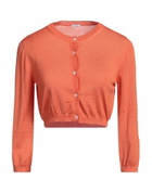 Malo Womens Cardigan in Orange