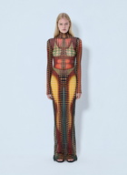 Jean Paul Gaultier Re-Edition Long Dress High Neck