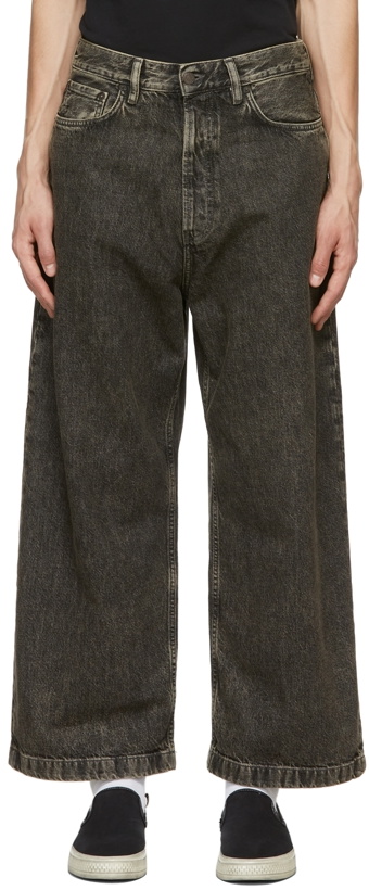 Photo: Acne Studios Black Wide Jeans