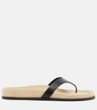 Toteme Leather thong sandals