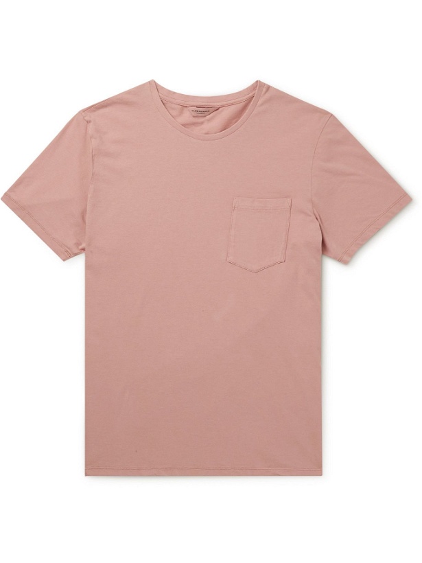 Photo: Club Monaco - Williams Cotton-Jersey T-Shirt - Pink