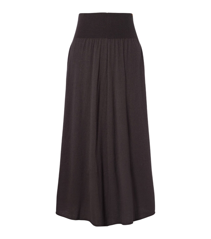 Photo: Extreme Cashmere N°470 Seduce wool and cashmere midi skirt