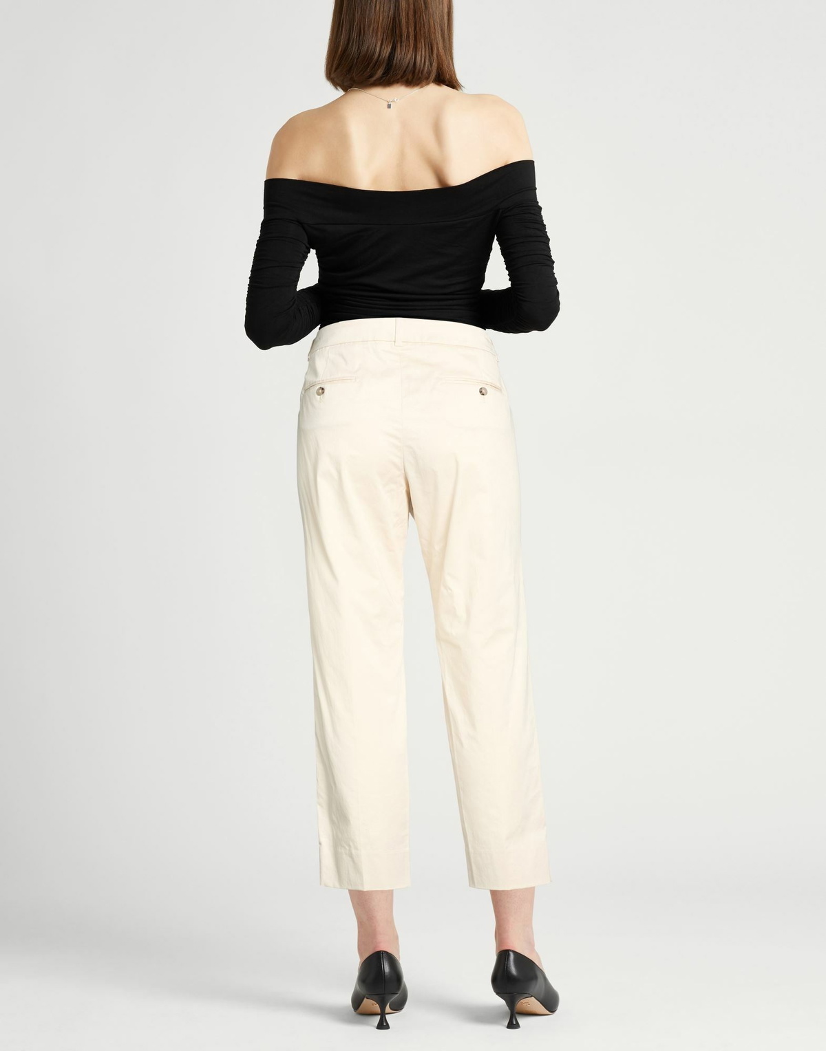 Peserico Icon 4718 Womens Pants in Beige