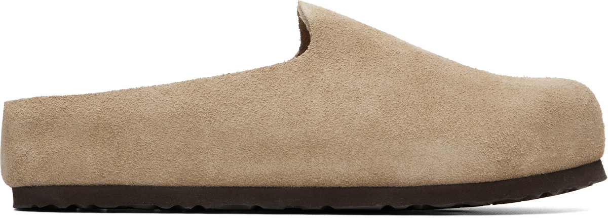 Birkenstock Taupe Regular Amsterdam Wrapped Loafers