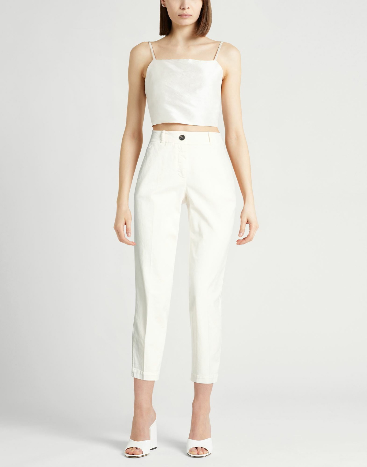 Peserico Womens Pants in White