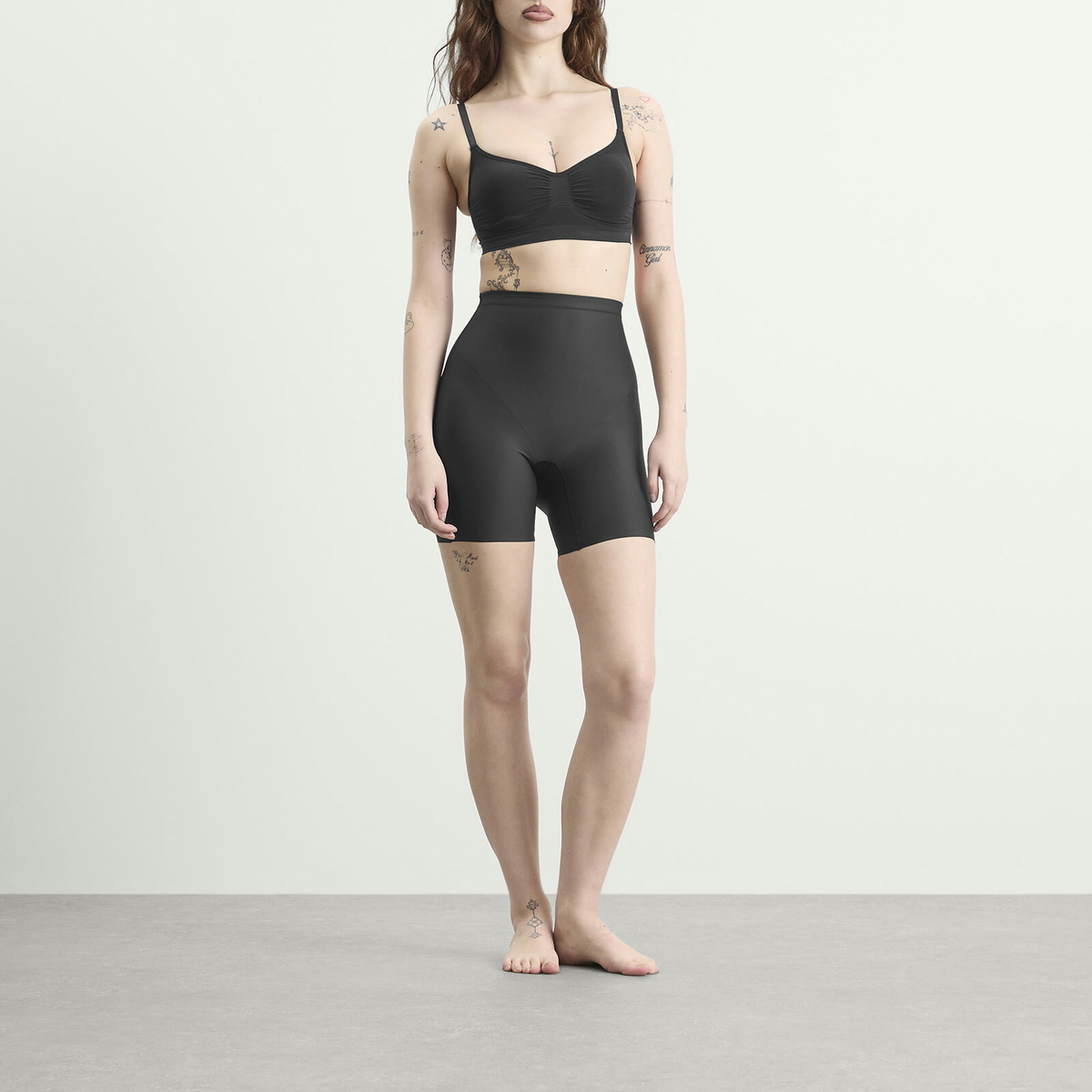 SKIMS Women's Body Core Sculpt Mid Rise Short in Onyx
