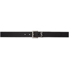 Saint Laurent Black Square Monogramme Belt