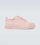 Christian Louboutin - Louis Junior Spikes suede sneakers