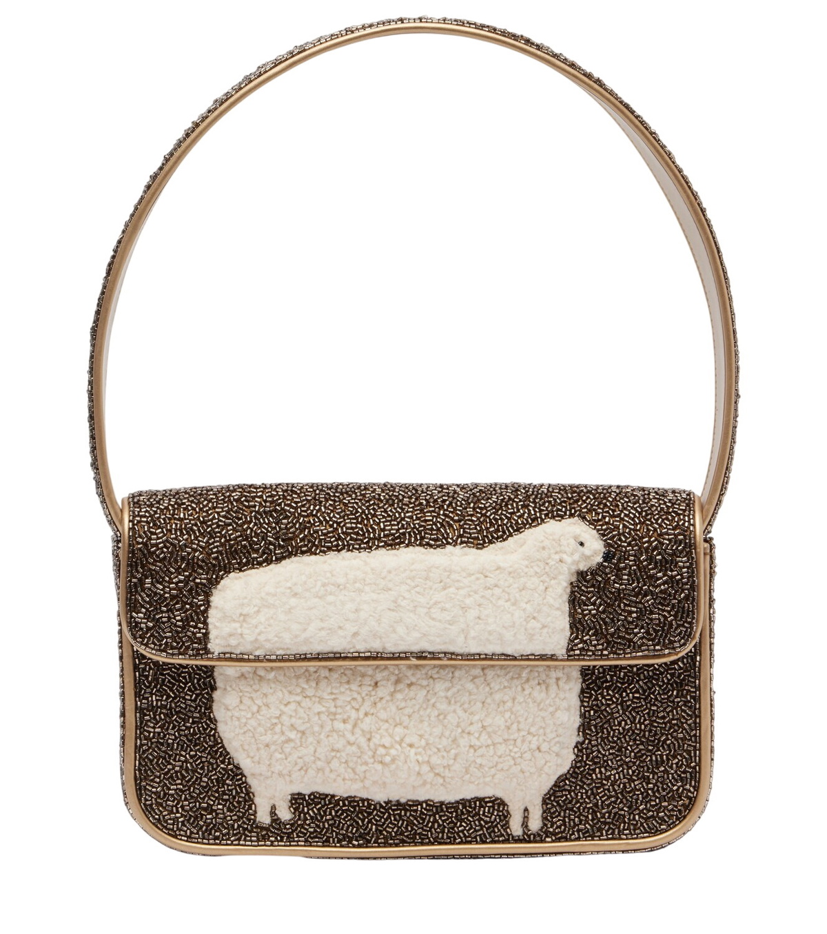 Staud Silver Linda Bag Staud