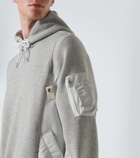 Sacai Cotton-blend hoodie