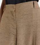 Dolce&Gabbana Pleated belted wide-leg pants