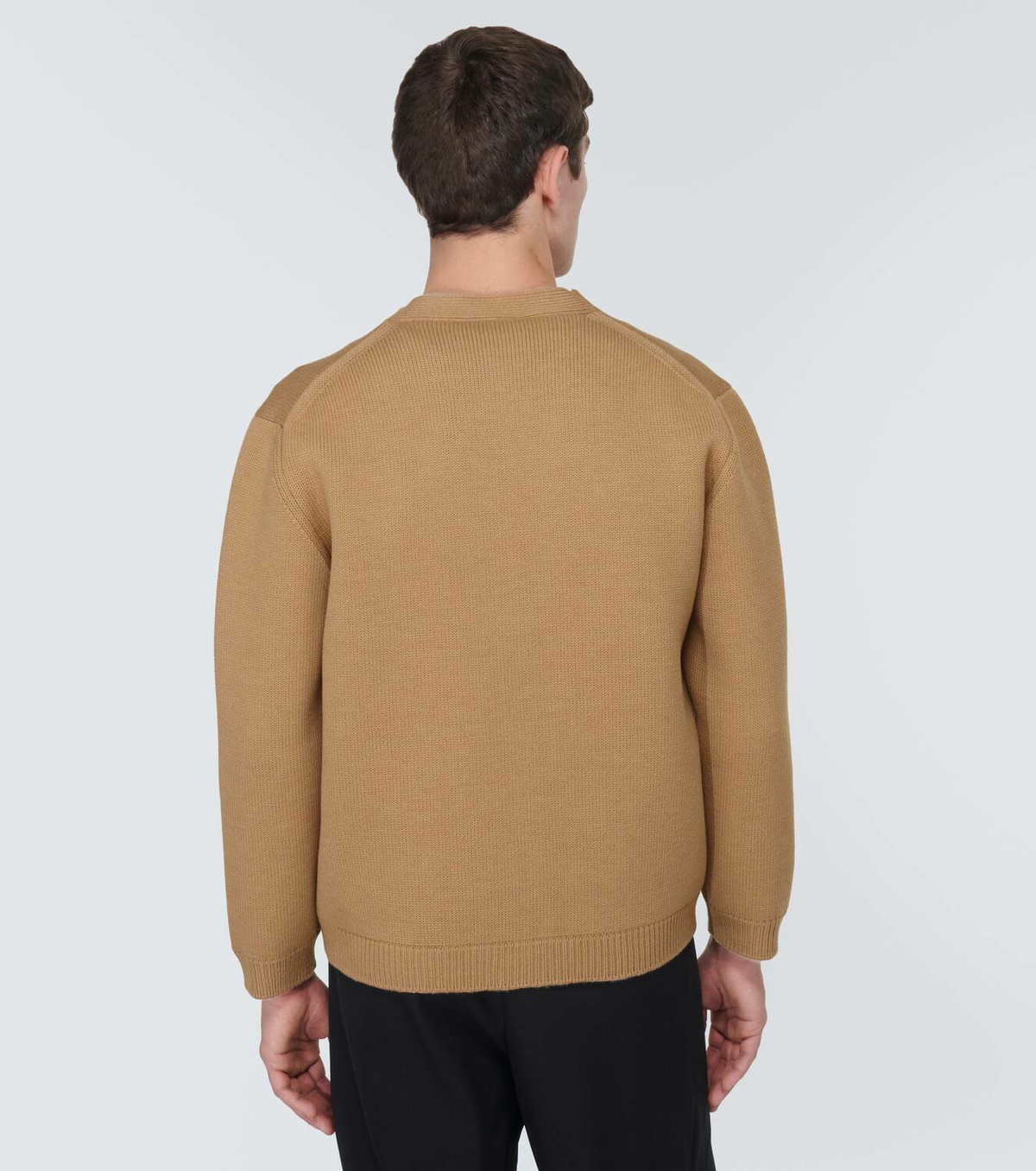 Miu Miu Logo wool-blend cardigan Miu Miu