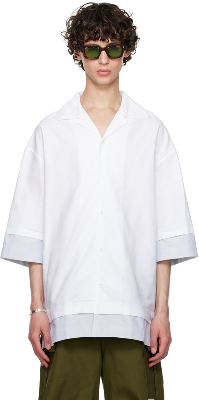 Photo: JW Anderson White Double Layer Shirt