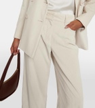 'S Max Mara Helier velvet wide-leg pants