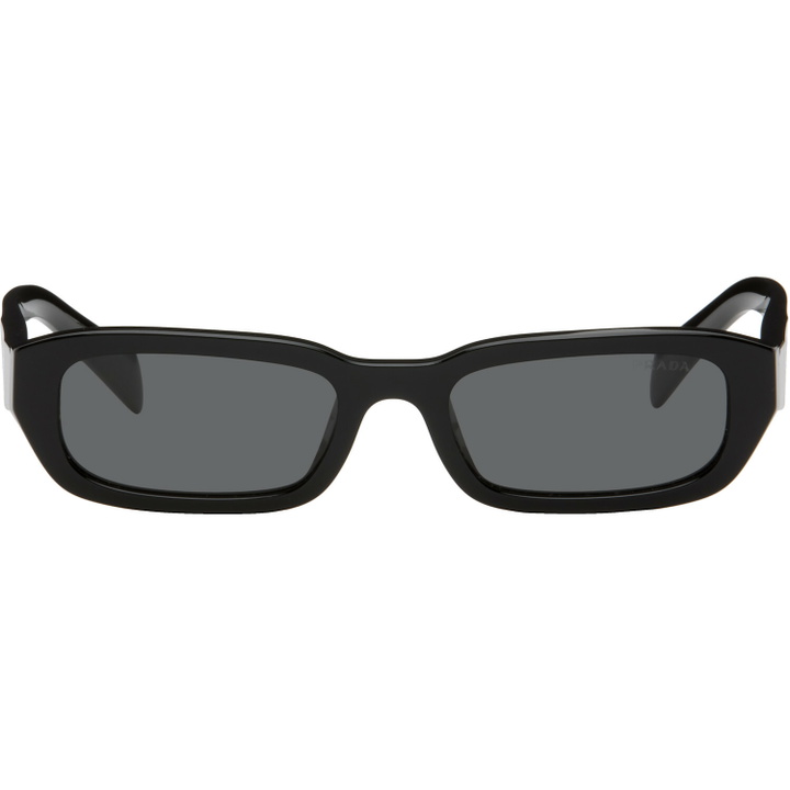 Photo: Prada Eyewear Black 'Prada Symbole' Sunglasses