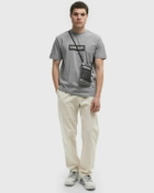 Napapijri S-BOX LOGO SS TEE Grey Mens Shortsleefe