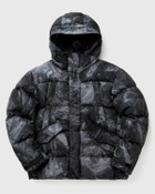 WOOLRICH BLACK LABEL - TIE DYE DOWN MID LENGTH PUFFA Black Mens Down & Puffer Jacket