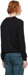 PS by Paul Smith Black Striped Pullover Sweater