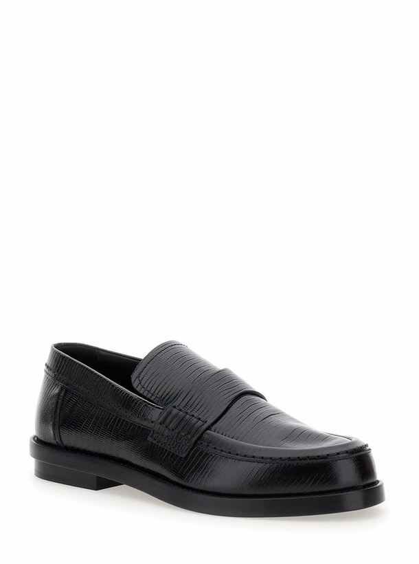 Alexander Mcqueen Textured Leather Loafer With Embossed Pattern - NWT Women main image 3