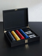 Smythson - Panama Cross-Grain Leather Poker Set