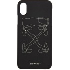 Off-White Black Abstract Arrows iPhone X Case