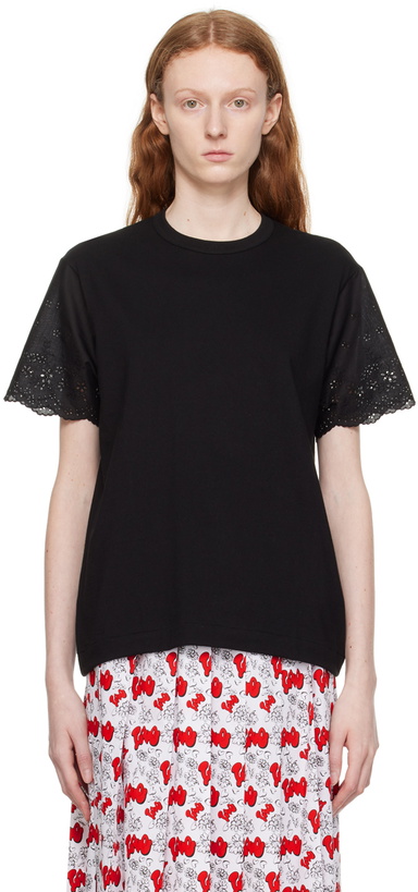 Photo: tao Black Crewneck T-Shirt
