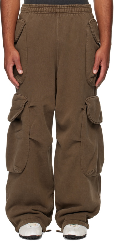 Photo: Entire Studios Brown Heavy Gocar Cargo Pants