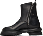 ADYAR SSENSE Exclusive Black Zip-Up Boots