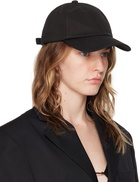 JACQUEMUS Black Les Classiques 'La casquette Jacquemus' Cap