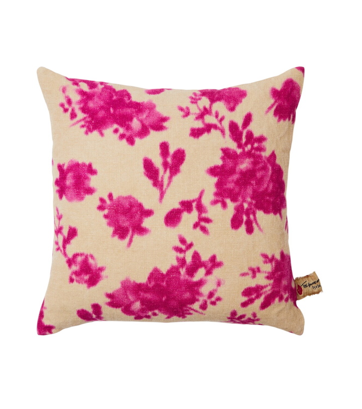 Photo: The House of Lyria Mirra floral linen cushion
