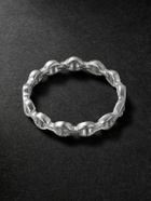 HOORSENBUHS - Micro Dame II 18-Karat White Gold Diamond Ring - Silver