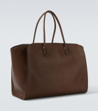 The Row Marlo 17 leather tote bag