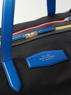 SMYTHSON - Norton Full-Grain Leather-Trimmed Nylon Weekend Bag