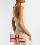Manolo Blahnik Maycap raffia-effect clutch