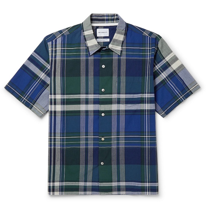Photo: Norse Projects - Carsten Checked Cotton Shirt - Blue