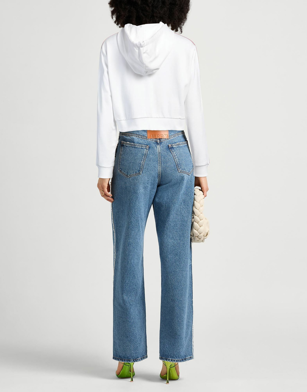 Moschino Womens Sweatshirt in White