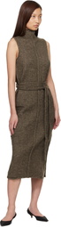 Proenza Schouler Brown Proenza Schouler White Label Zola Knit Midi Dress