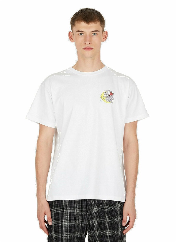Photo: Perennial Will Sheldon Print T-Shirt in White