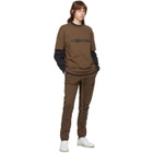 Essentials SSENSE Exclusive Brown Logo T-Shirt