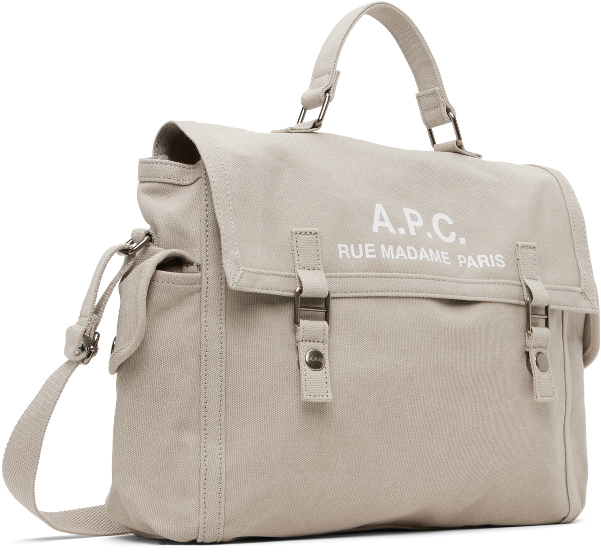 A.P.C. Gray Recuperation Satchel