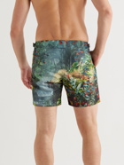 Orlebar Brown - Bulldog Mid-Length Printed Swim Shorts - Green