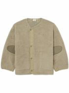 OrSlow - M-65 Fish Tail Cotton-Blend Fleece, Shell and Canvas Jacket - Green
